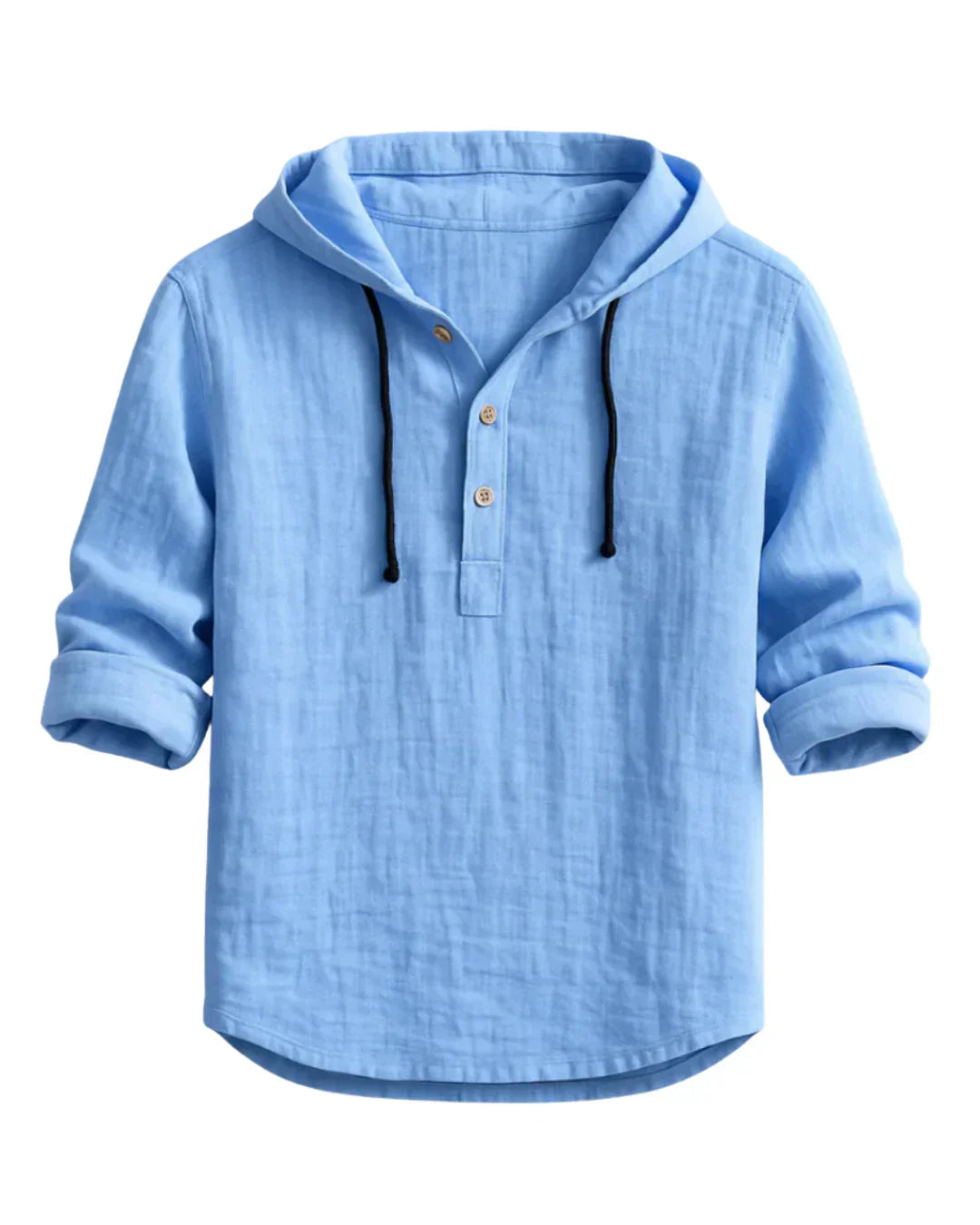 Camiseta hombre con capucha algodón transpirable – estilo moderno uso diario