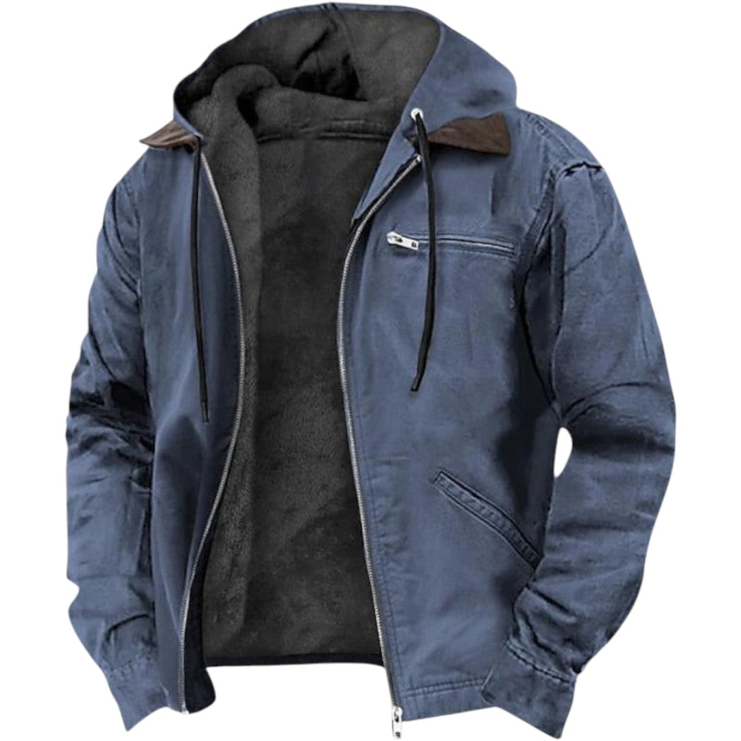 Chaqueta Hombre Casual con Capucha – Estilo Moderno y Abrigo Ligero