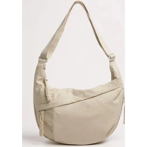Bolso bandolera mujer en nylon con bolsillos y correa ajustable