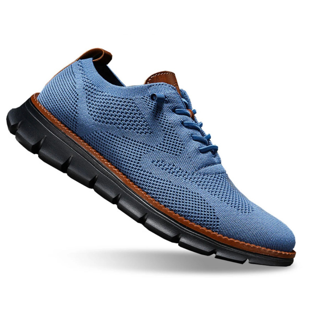 Zapatos de hombre transpirables con cordones y suela flexible