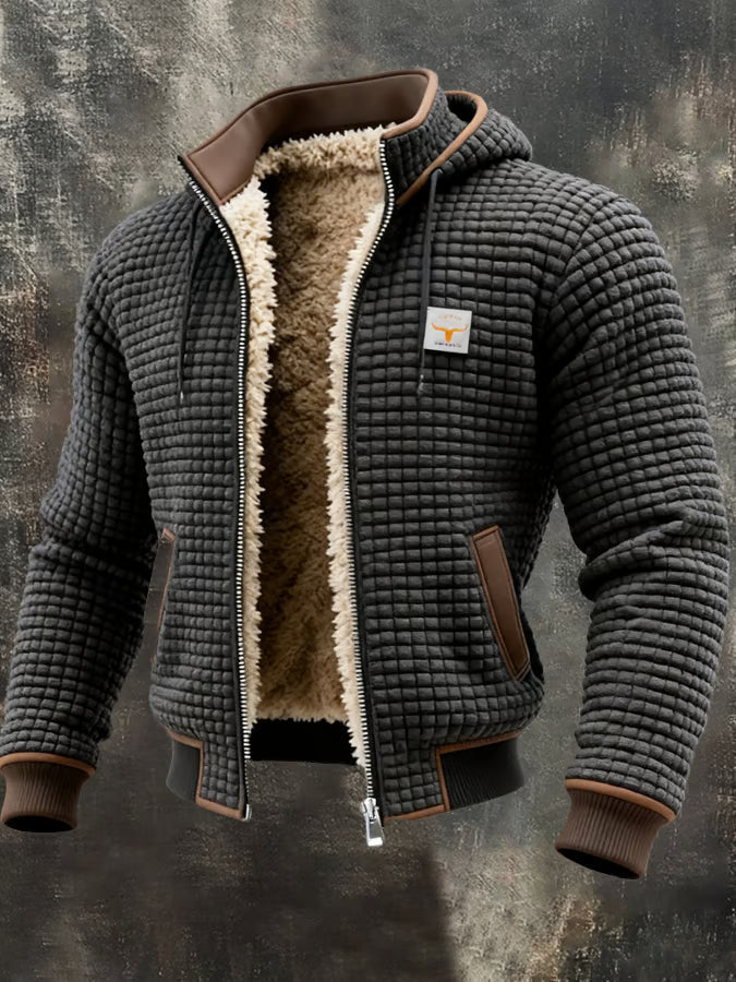 Chaqueta Hombre Acolchada con Capucha – Abrigo Cálido y Estilo Urbano