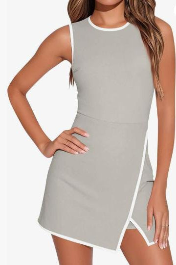 Vestido deportivo mujer sin mangas con corte A-line