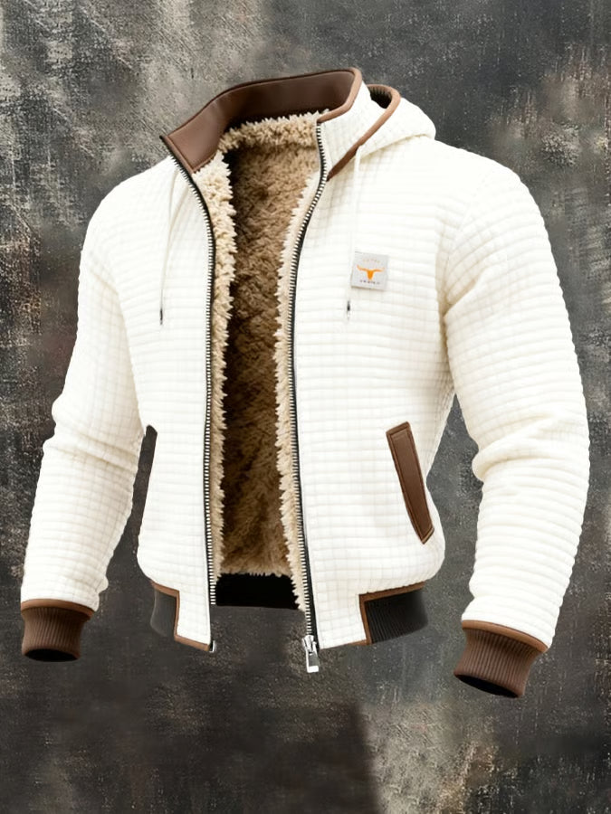 Chaqueta Hombre Acolchada con Capucha – Abrigo Cálido y Estilo Urbano