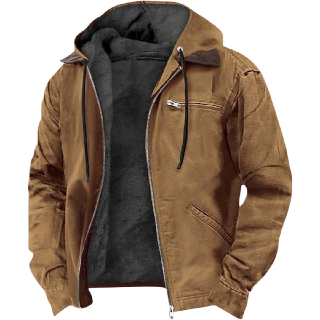 Chaqueta Hombre Casual con Capucha – Estilo Moderno y Abrigo Ligero