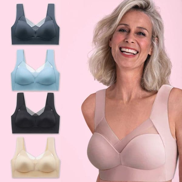 Sujetador Mujer Sin Aros Push Up – Soporte Cómodo y Ajuste Invisible