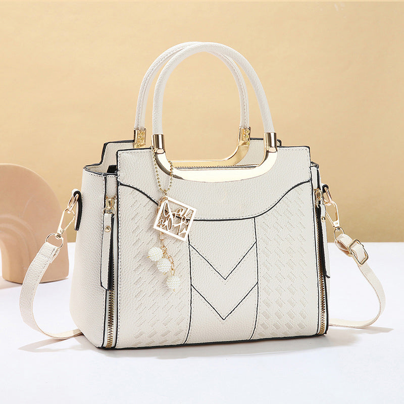 Bolso de mano mujer acolchado con bandolera ajustable