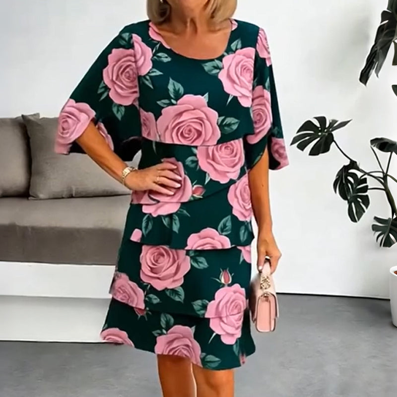 Vestido Floral de Verano Suelto – Estilo Ligero y Elegante