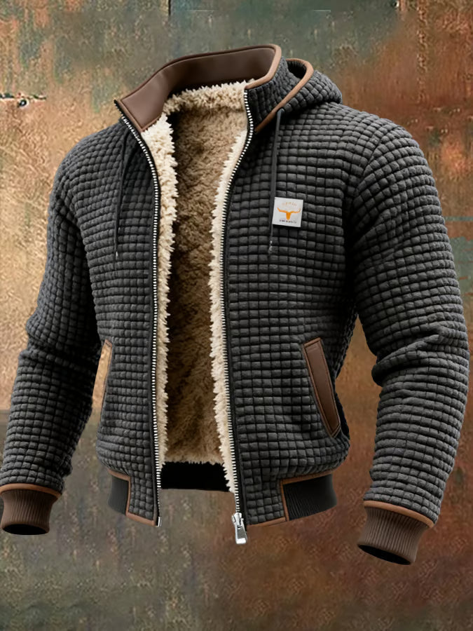 Chaqueta Hombre Acolchada con Capucha – Abrigo Cálido y Estilo Urbano