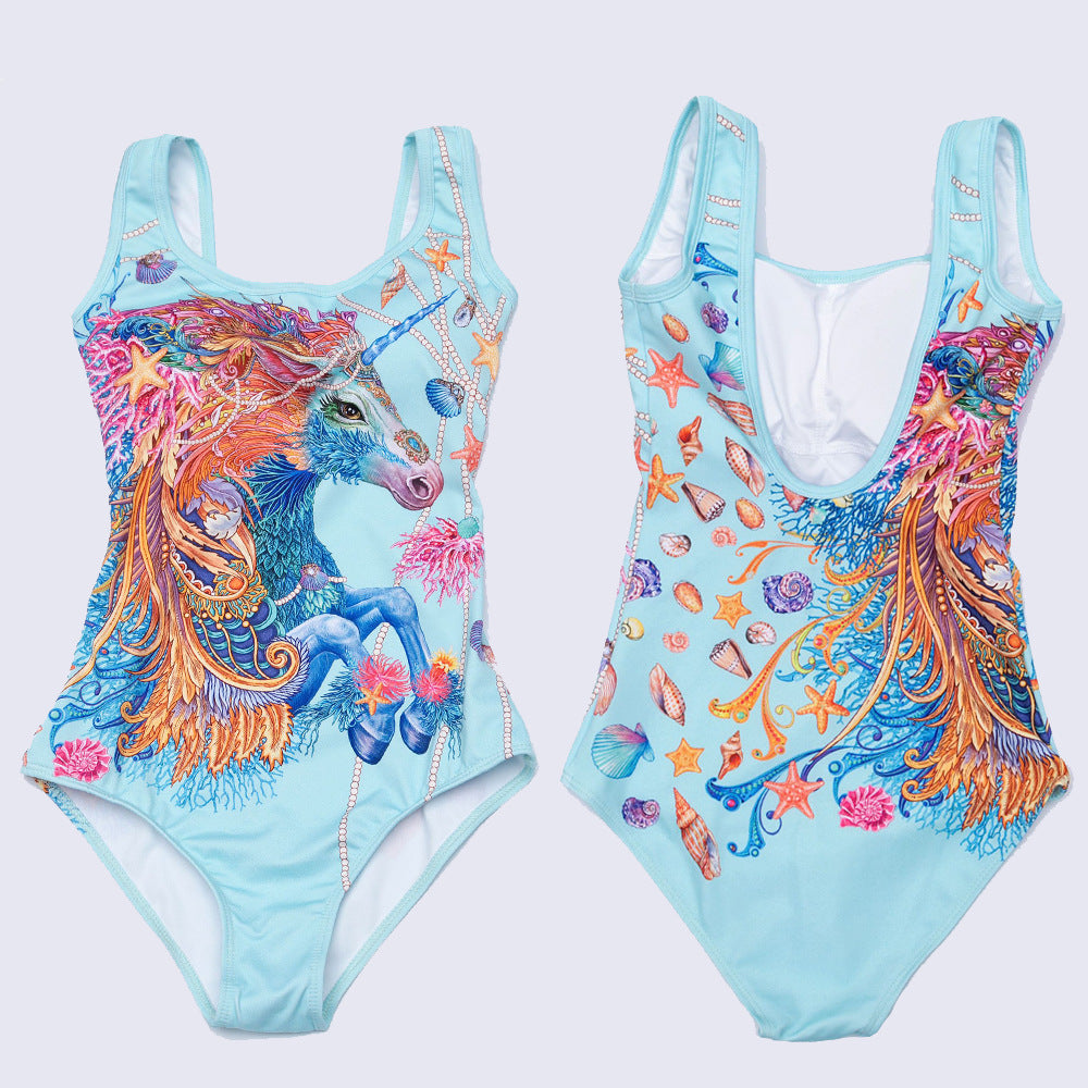 Bañador mujer una pieza estampado 3D – moldeador y moderno