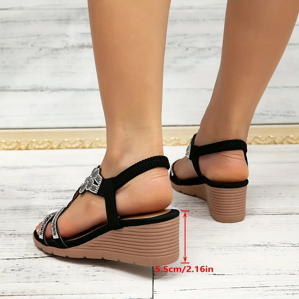 Sandalias Mujer Ortopédicas Elegantes – Tacón Cómodo Verano