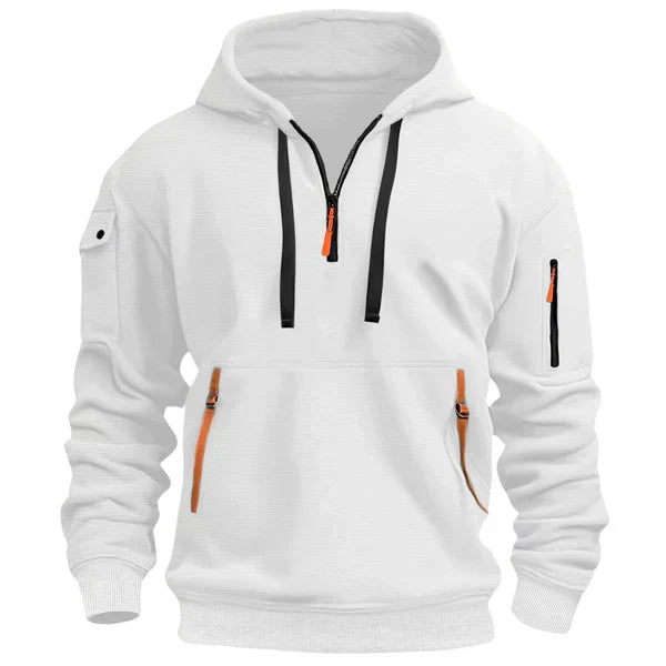 Sudadera hombre con capucha térmica ajuste cómodo – estilo moderno diario