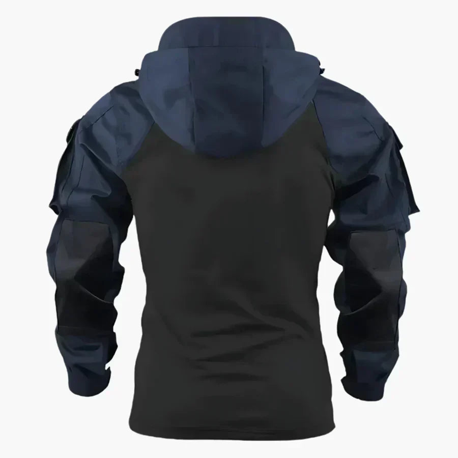 Sudadera hombre con capucha y mangas camuflaje