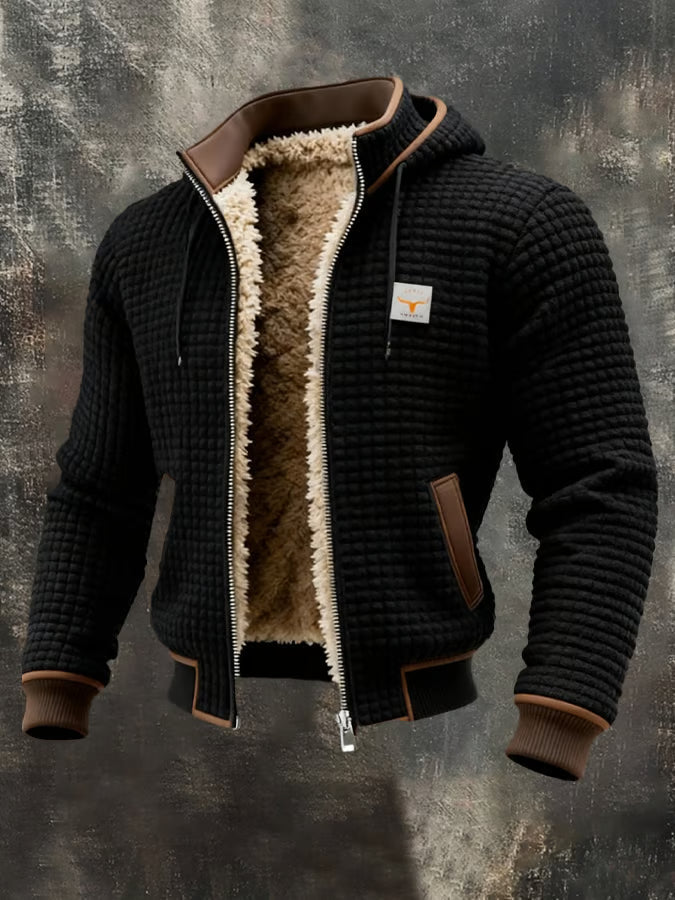 Chaqueta Hombre Acolchada con Capucha – Abrigo Cálido y Estilo Urbano