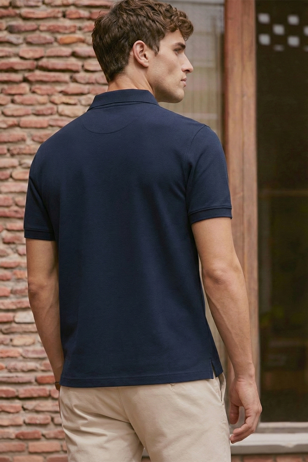 Polo de Punto Minimalista | Mateo – Azul Marino