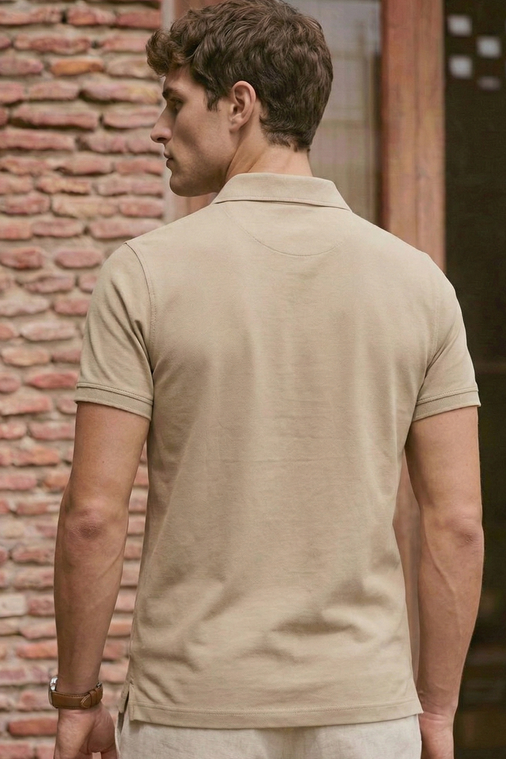 Polo de Punto Minimalista | Andrés – Beige