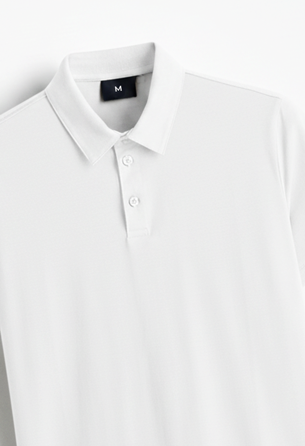 Polo de Punto Minimalista | Carlos – Blanco