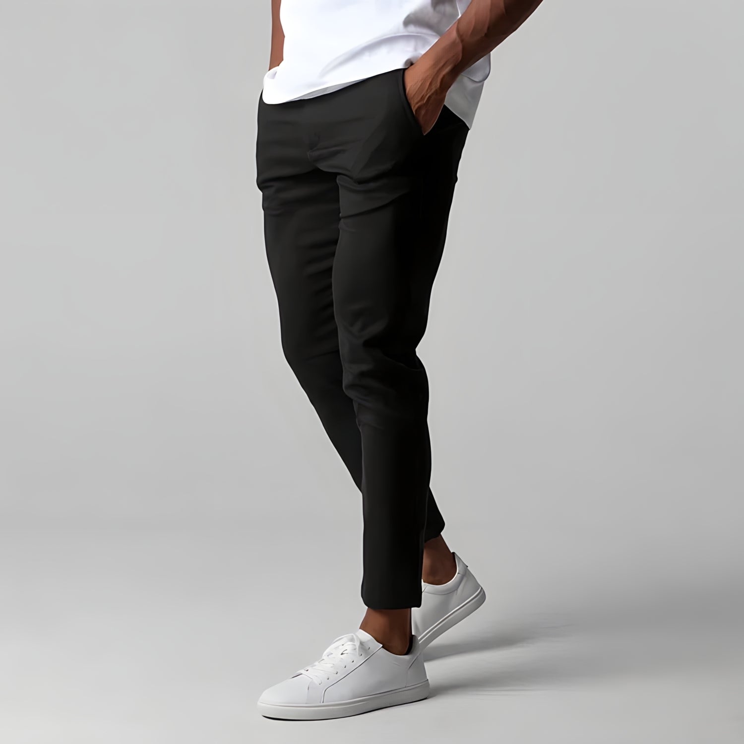 Chinos hombre elásticos elegantes cómodos – estilo moderno versátil diario
