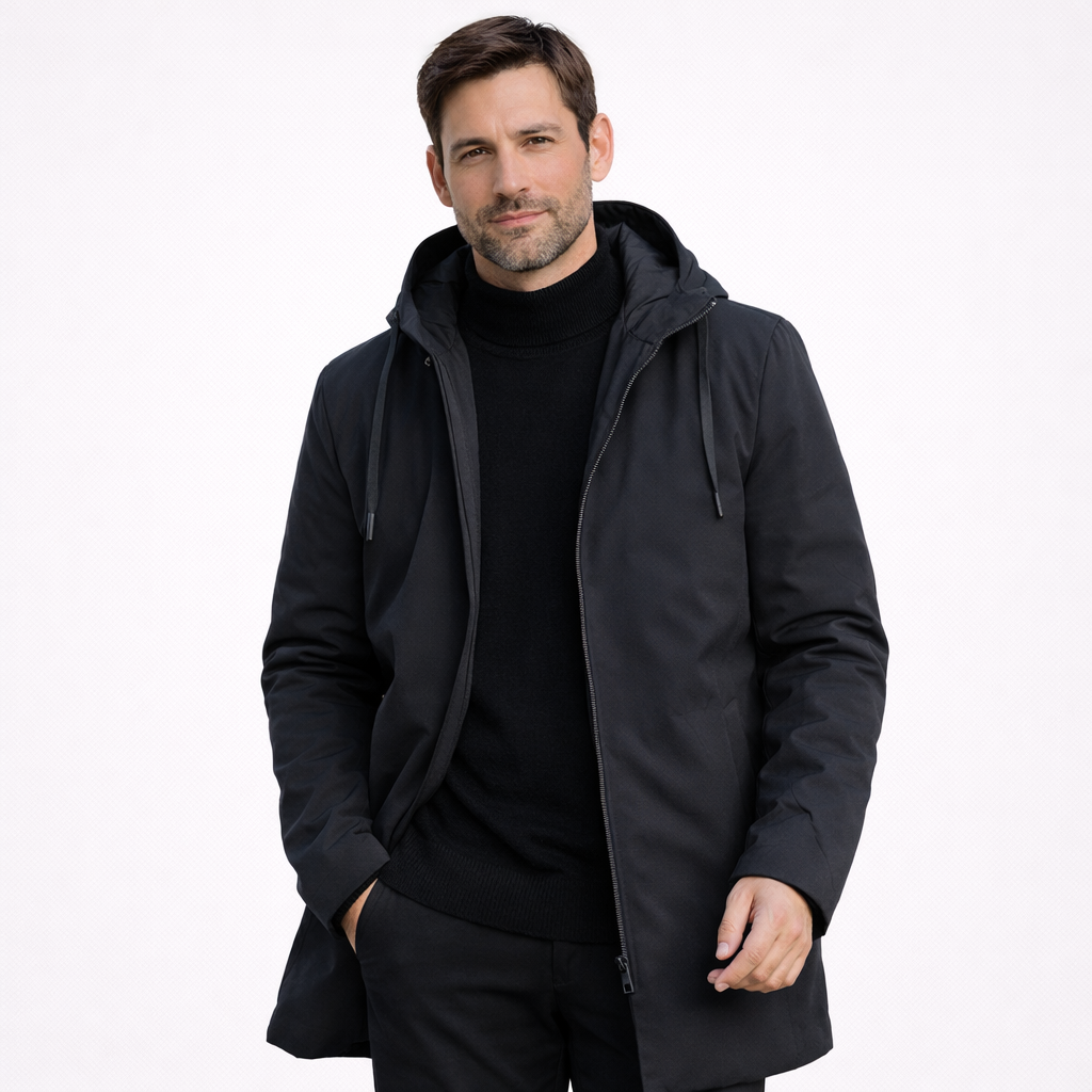 Chaqueta Hombre de Invierno Moderna – Abrigo Largo con Estilo Urbano