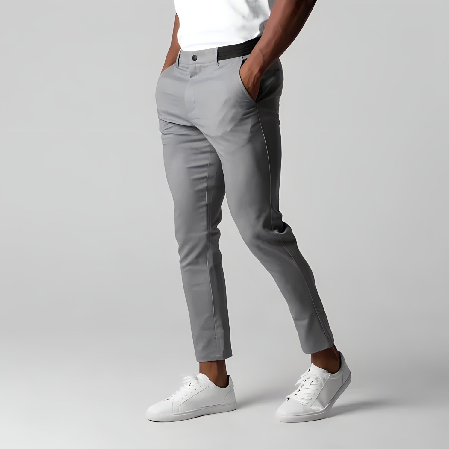 Chinos hombre elásticos elegantes cómodos – estilo moderno versátil diario