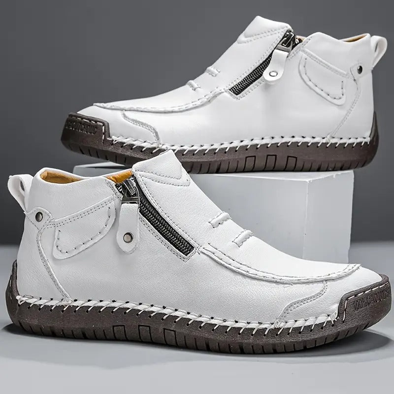 Zapatos hombre cómodos ergonómicos con cremallera – calzado casual ligero diario