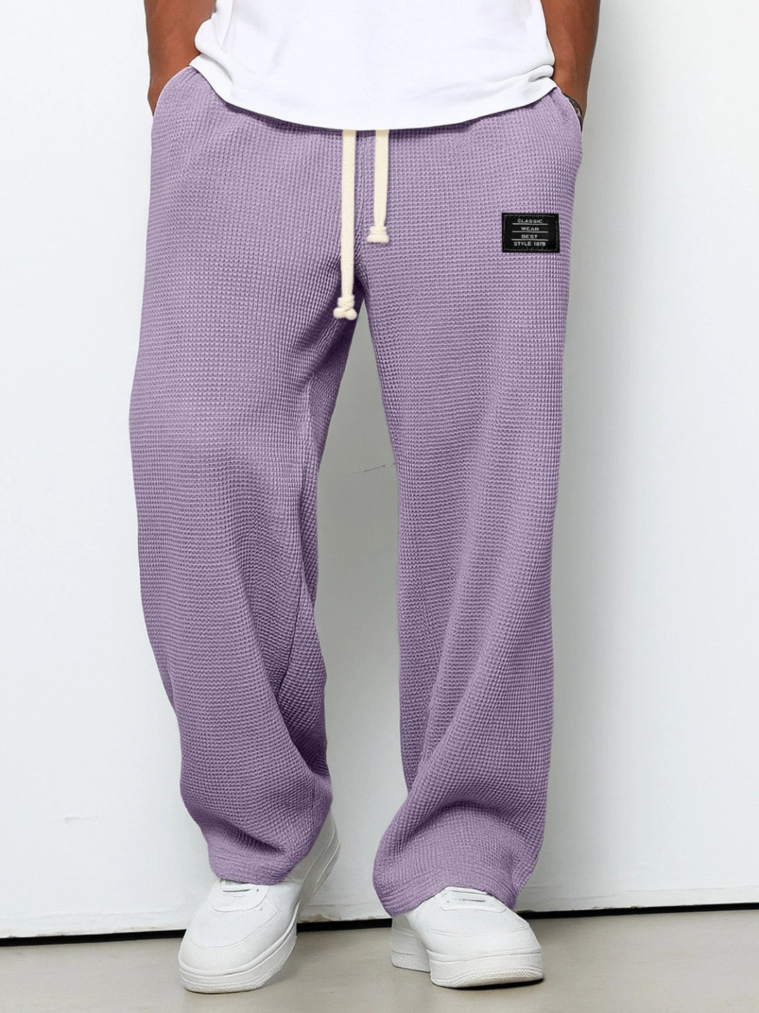 Pantalones hombre pierna ancha cómodos – ajuste relajado para uso casual