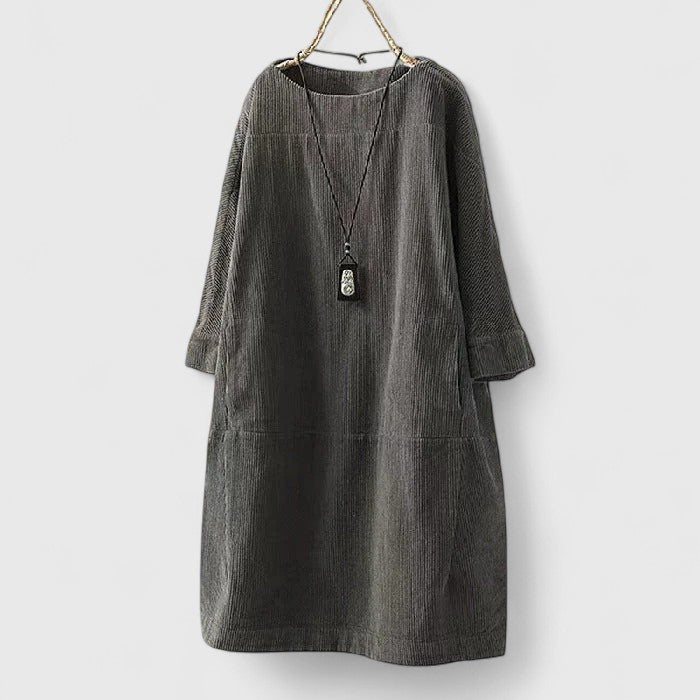 Vestido Midi Mujer Suelto – Estilo Casual Cómodo y Elegante