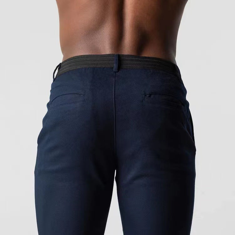 Chinos hombre elásticos elegantes cómodos – estilo moderno versátil diario