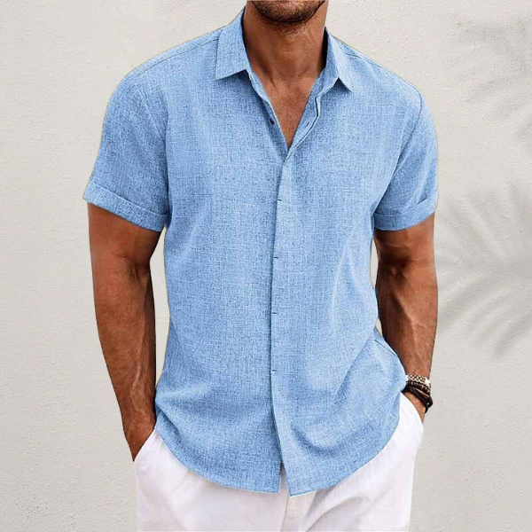 Camiseta hombre verano ligera transpirable – camisa casual fresca cómoda