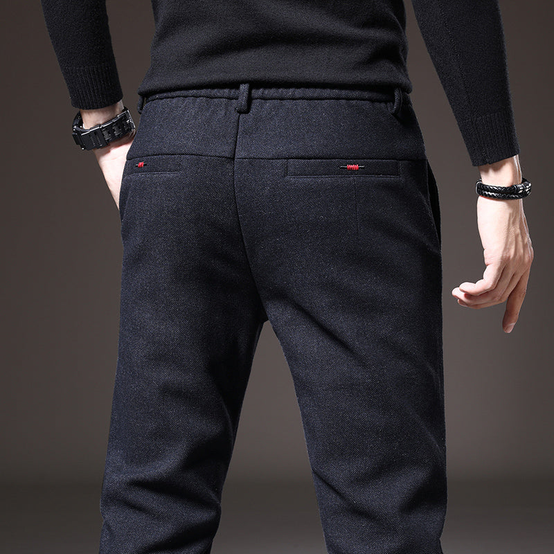 Pantalón vestir hombre slim fit elástico – estilo elegante cómodo para oficina