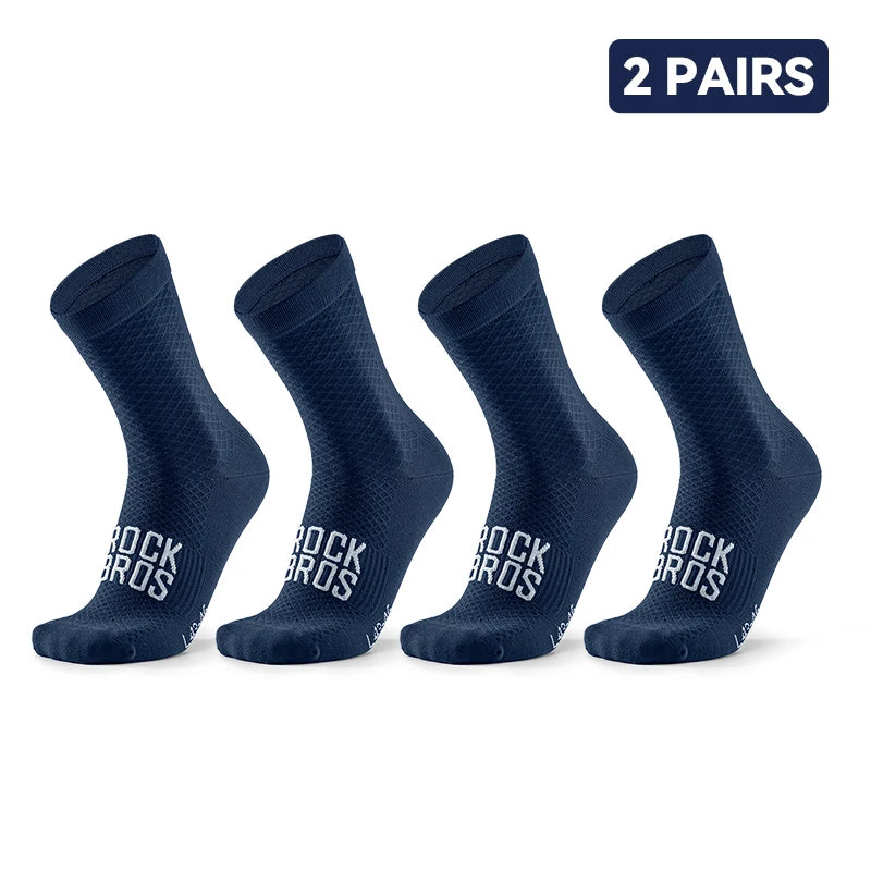 Pack 2 calcetines unisex de ciclismo transpirables y elásticos