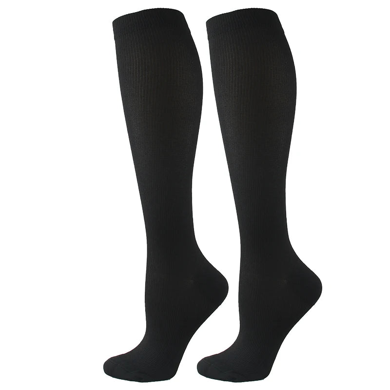 Calcetines de compresión unisex para deporte viaje y uso diario