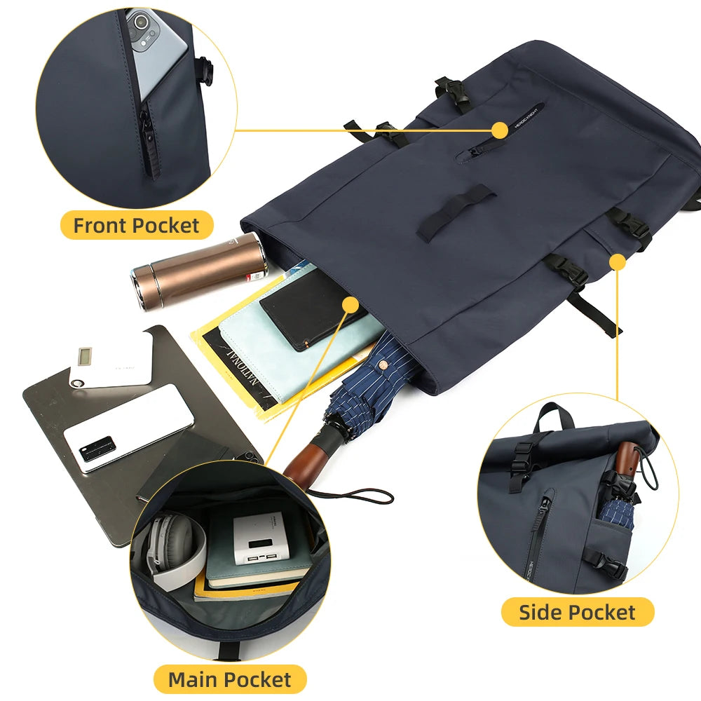 Mochila antirrobo hombre para portátil 15.6 pulgadas con USB