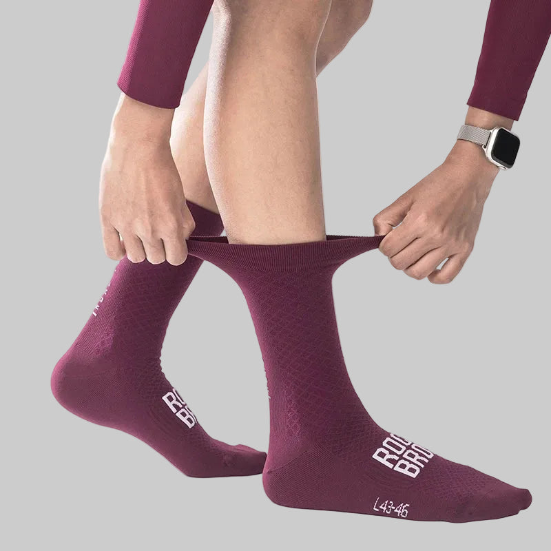 Pack 2 calcetines unisex de ciclismo transpirables y elásticos