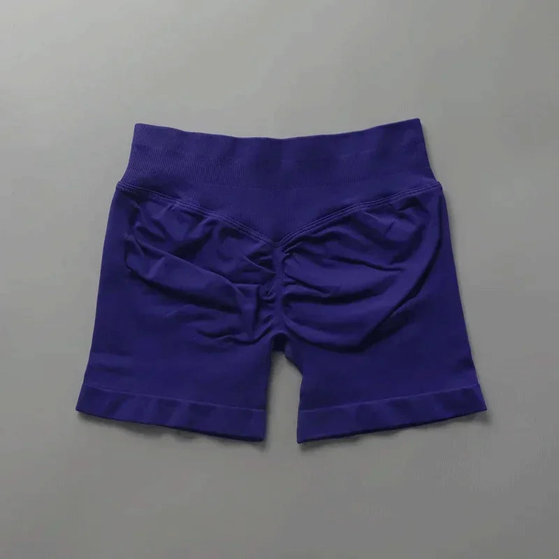 Shorts de sport ajustés |   Short de sport pour femmes, 4.5 pouces, pour gymnastique, Yoga, course à pied, exercice, tricot de qualité, respirant, sans couture, vêtements de mise en forme