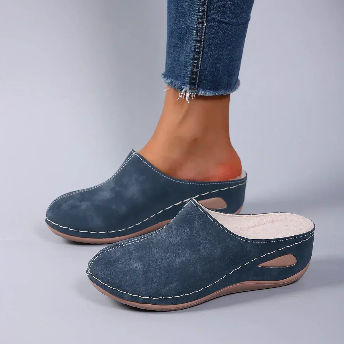 Zapatillas ortopédicas mujer para casa con soporte cómodo – estilo casual confort