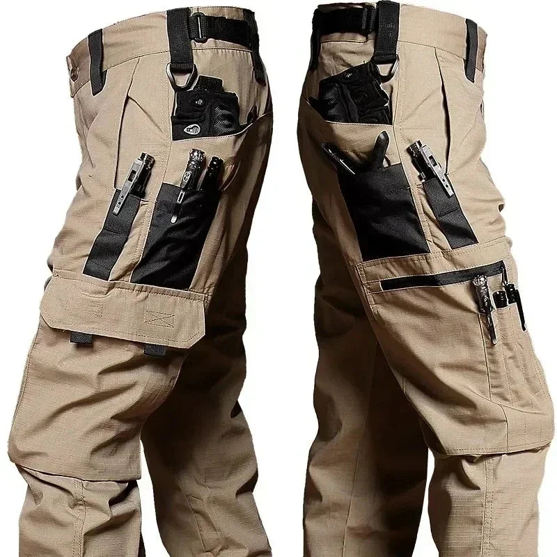 Pantalón táctico hombre impermeable resistente – cargo funcional para exterior