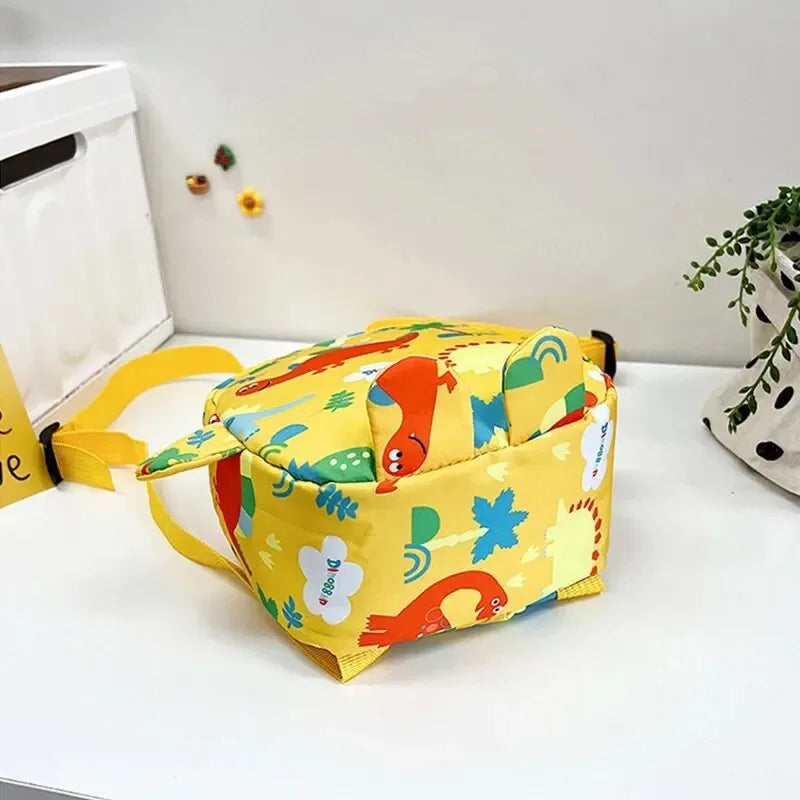 Mochila infantil dinosaurio de nylon para niños y niñas