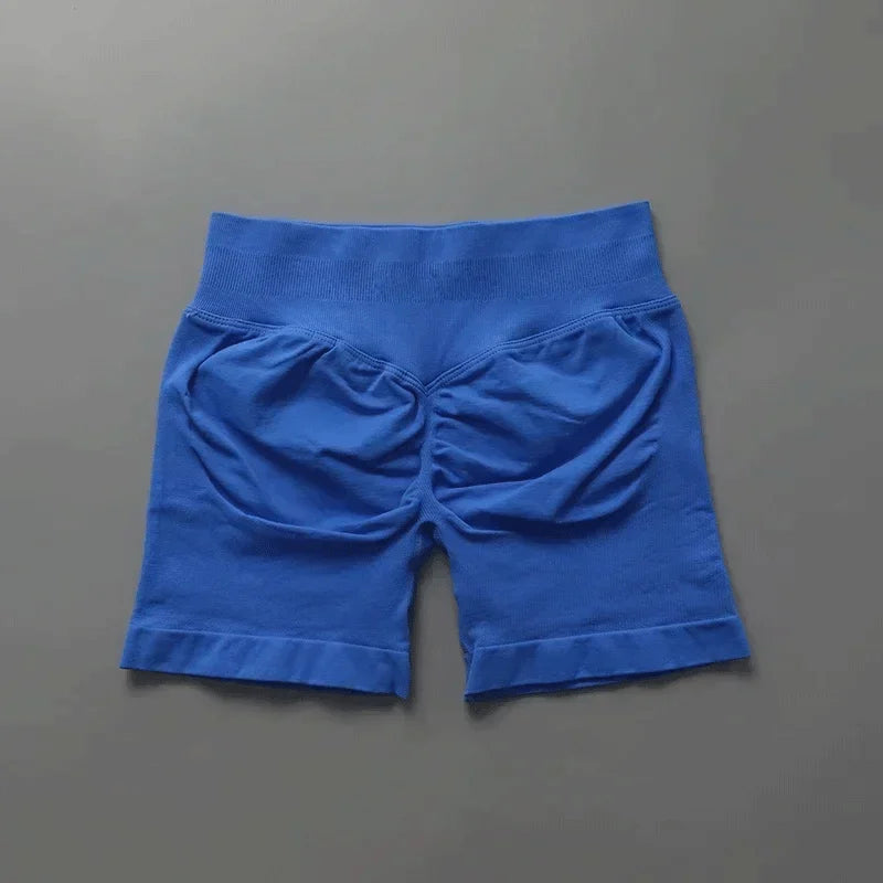 Shorts de sport ajustés |   Short de sport pour femmes, 4.5 pouces, pour gymnastique, Yoga, course à pied, exercice, tricot de qualité, respirant, sans couture, vêtements de mise en forme