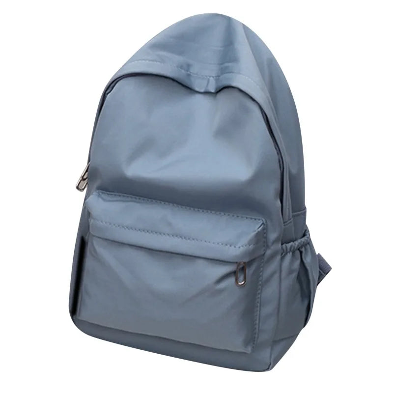 Mochila mujer escolar de nylon impermeable con gran capacidad
