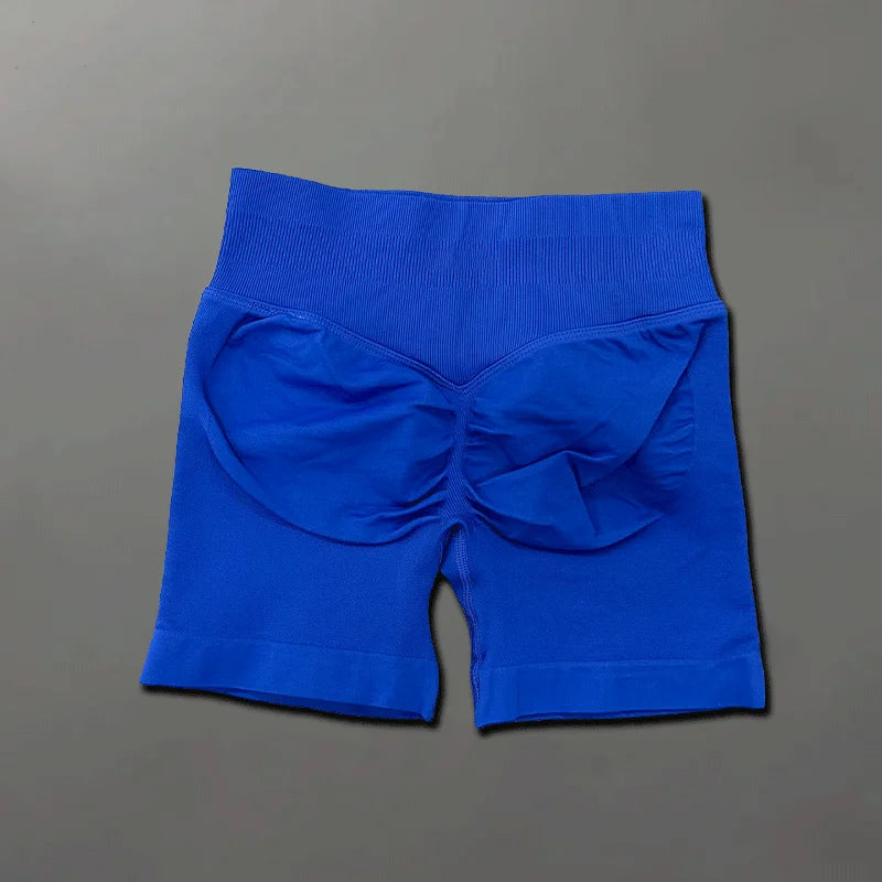 Shorts de sport ajustés |   Short de sport pour femmes, 4.5 pouces, pour gymnastique, Yoga, course à pied, exercice, tricot de qualité, respirant, sans couture, vêtements de mise en forme
