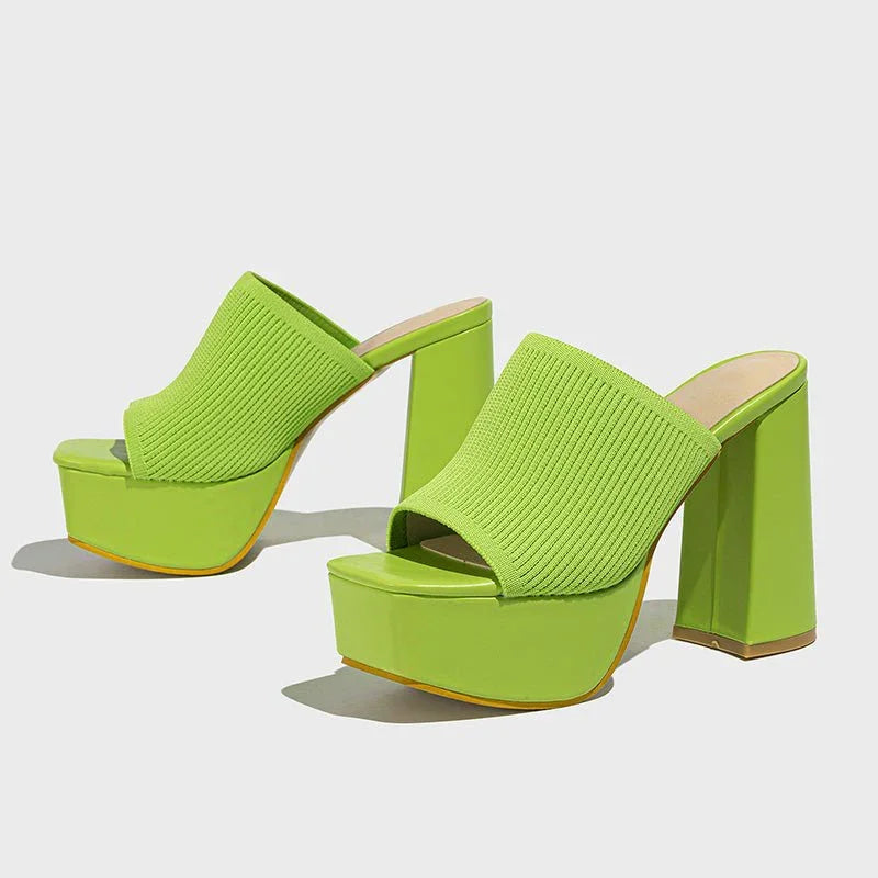 Sandalias Mujer Con Tacón Bloque Y Plataforma – Diseño Moderno Para Eventos