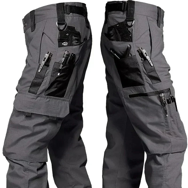 Pantalón táctico hombre impermeable resistente – cargo funcional para exterior