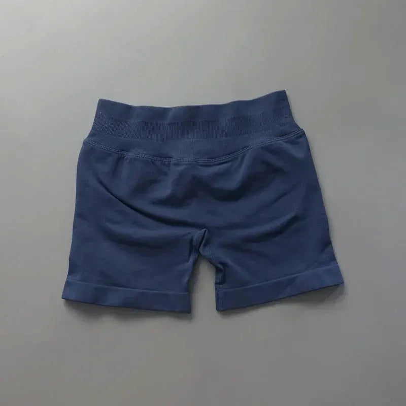 Shorts de sport ajustés |   Short de sport pour femmes, 4.5 pouces, pour gymnastique, Yoga, course à pied, exercice, tricot de qualité, respirant, sans couture, vêtements de mise en forme