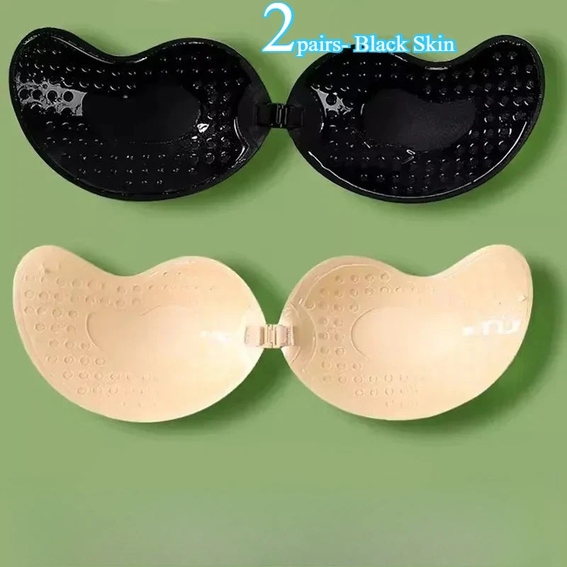 Sujetador adhesivo push up mujer sin tirantes para espalda descubierta