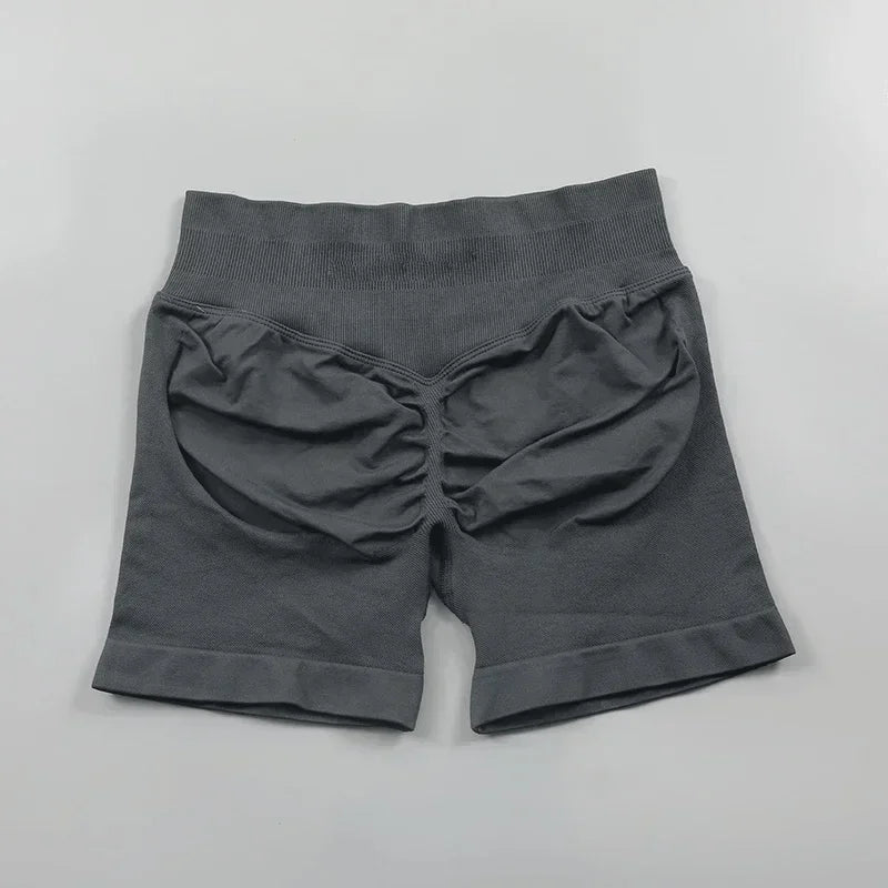 Shorts de sport ajustés |   Short de sport pour femmes, 4.5 pouces, pour gymnastique, Yoga, course à pied, exercice, tricot de qualité, respirant, sans couture, vêtements de mise en forme