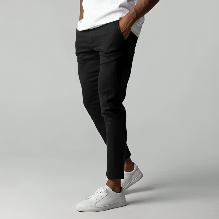 Chinos hombre elásticos elegantes cómodos – estilo moderno versátil diario