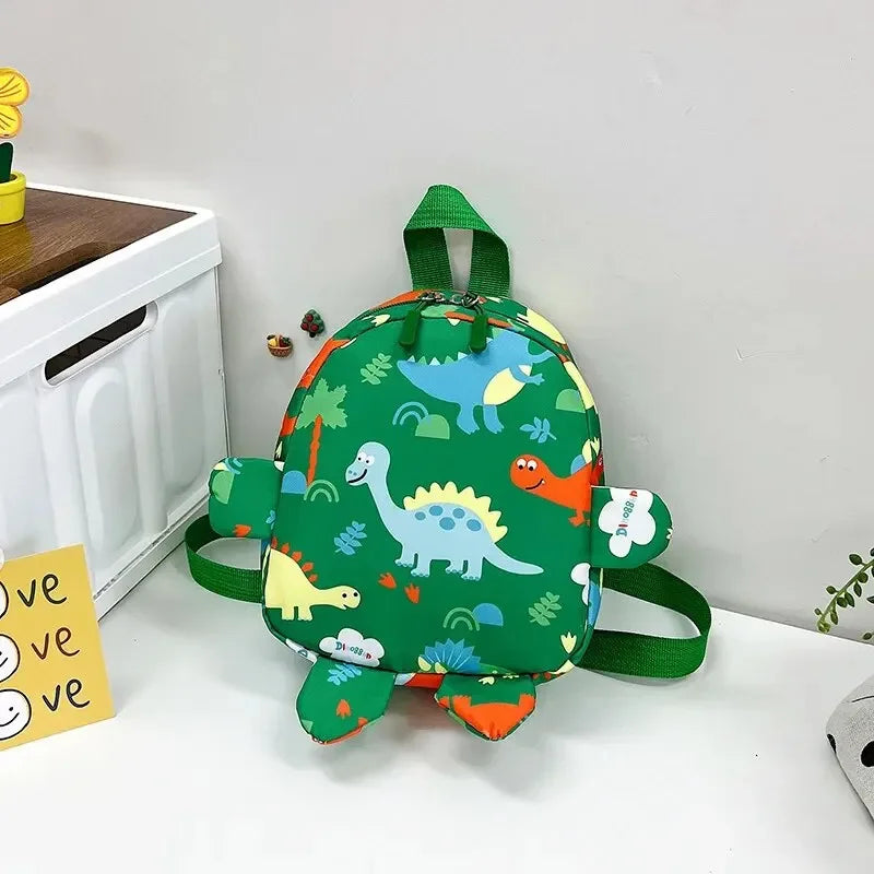 Mochila infantil dinosaurio de nylon para niños y niñas