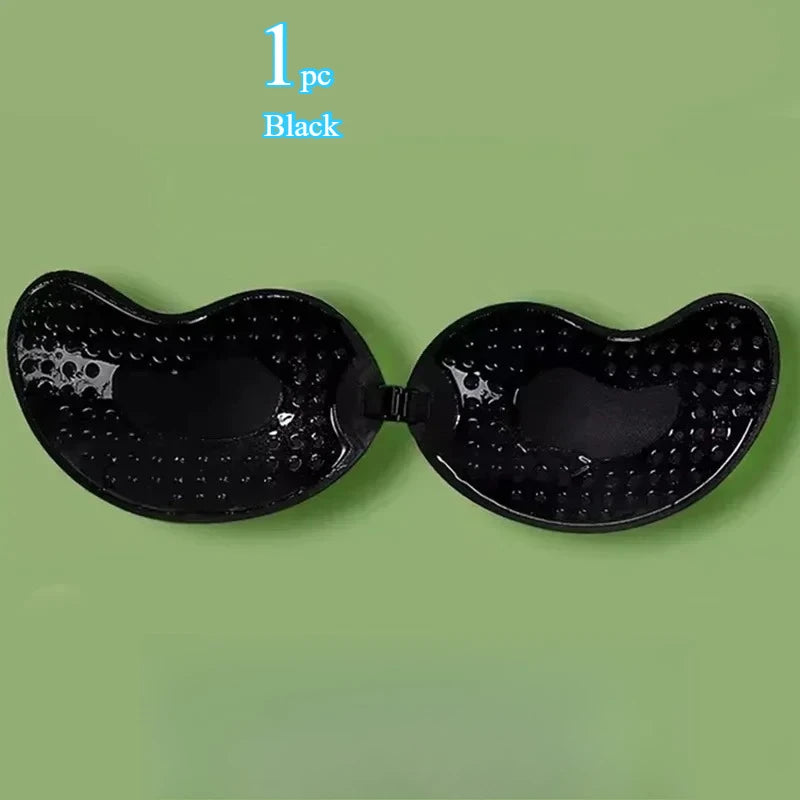 Sujetador adhesivo push up mujer sin tirantes para espalda descubierta