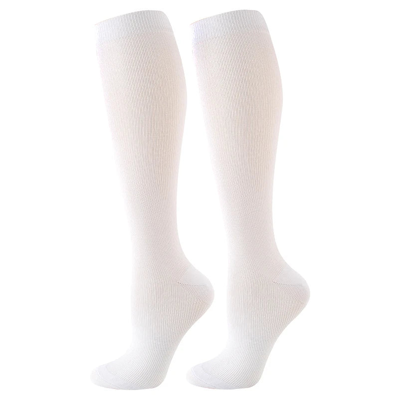 Calcetines de compresión unisex para deporte viaje y uso diario