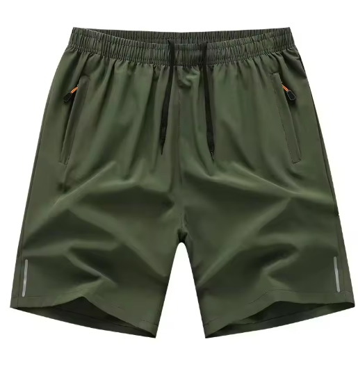 Short deportivo hombre ligero con cintura elástica y bolsillos